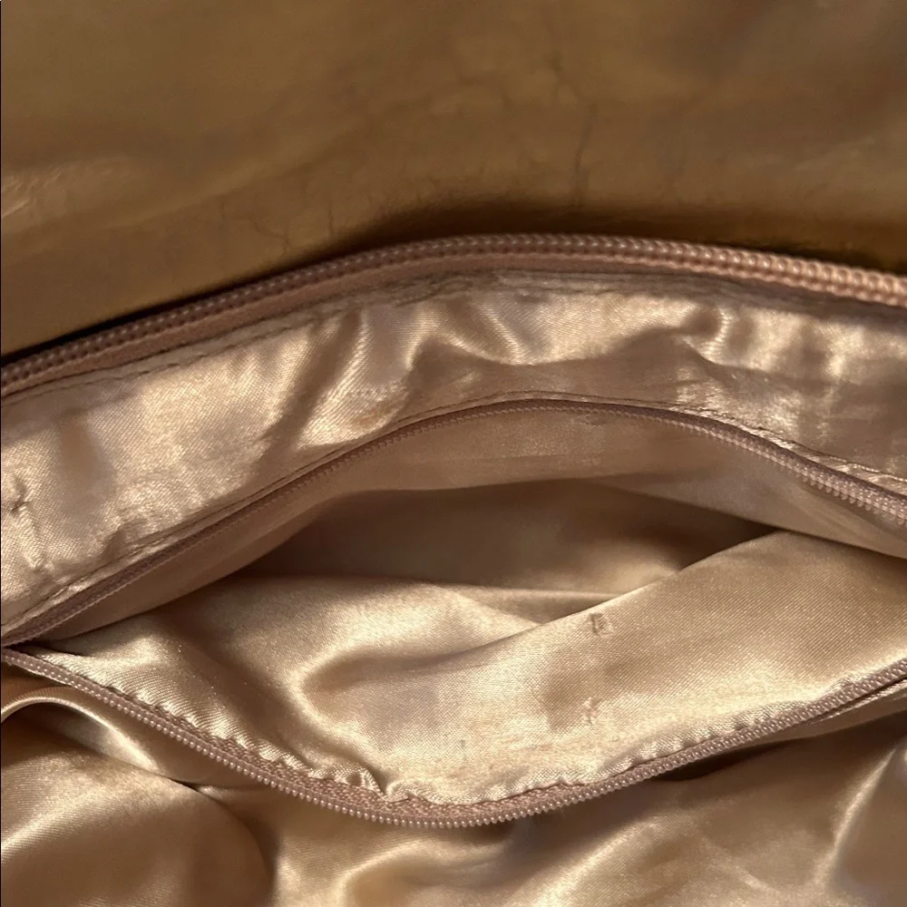 Cache Metallic Gold Clutch with Chain Strap - Picture 8 of 9